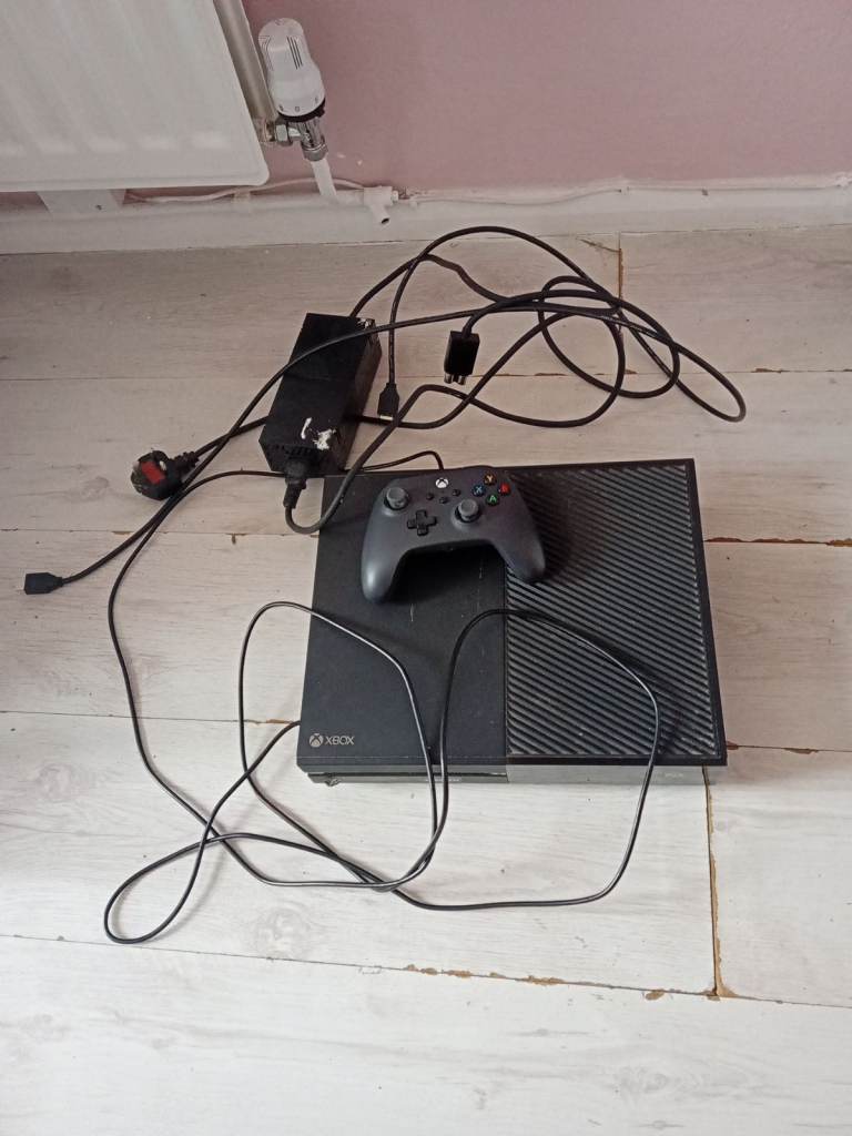 Xbox One Console with Controller and Power Supply