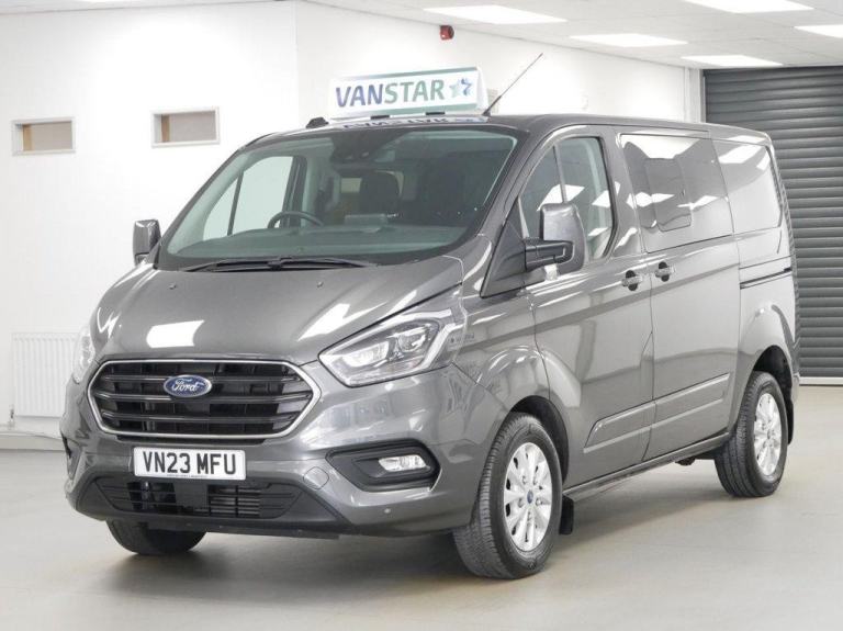 2023 TRANSIT CUSTOM 300 2.0 EBL 170 BHP SWB LIMITED AUTOMATIC CREWCAB ( NO VAT )