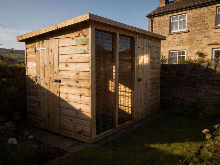 MEDIUM SIZED DOG KENNELS - MADE TO ORDER - PRESSURE TREATED