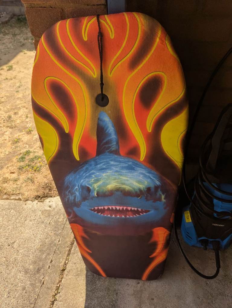 Bodyboard with Shark Design – Good Condition