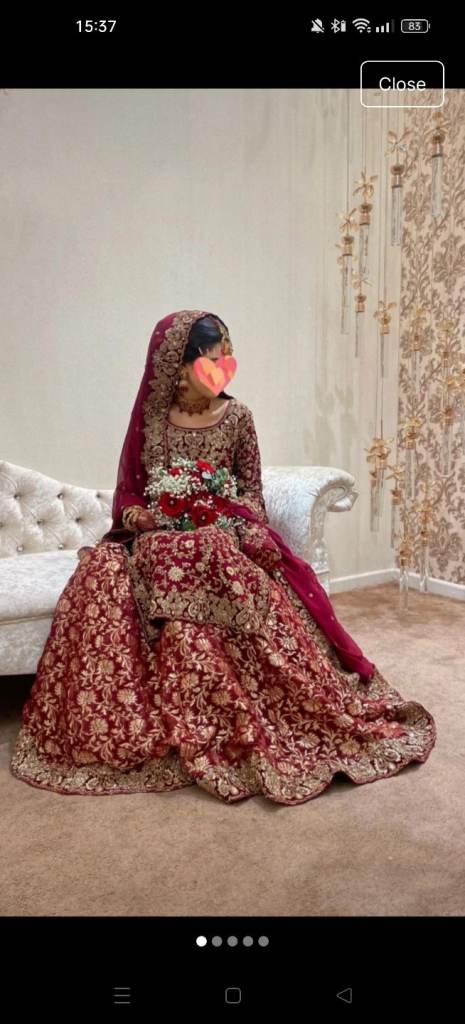 image for Asian bridal dress - size 6