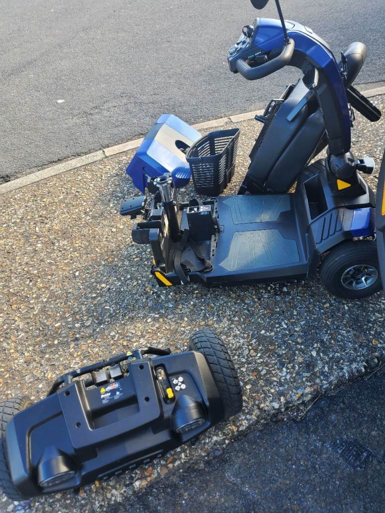  Pride finess 8mh folding mobility scooter 