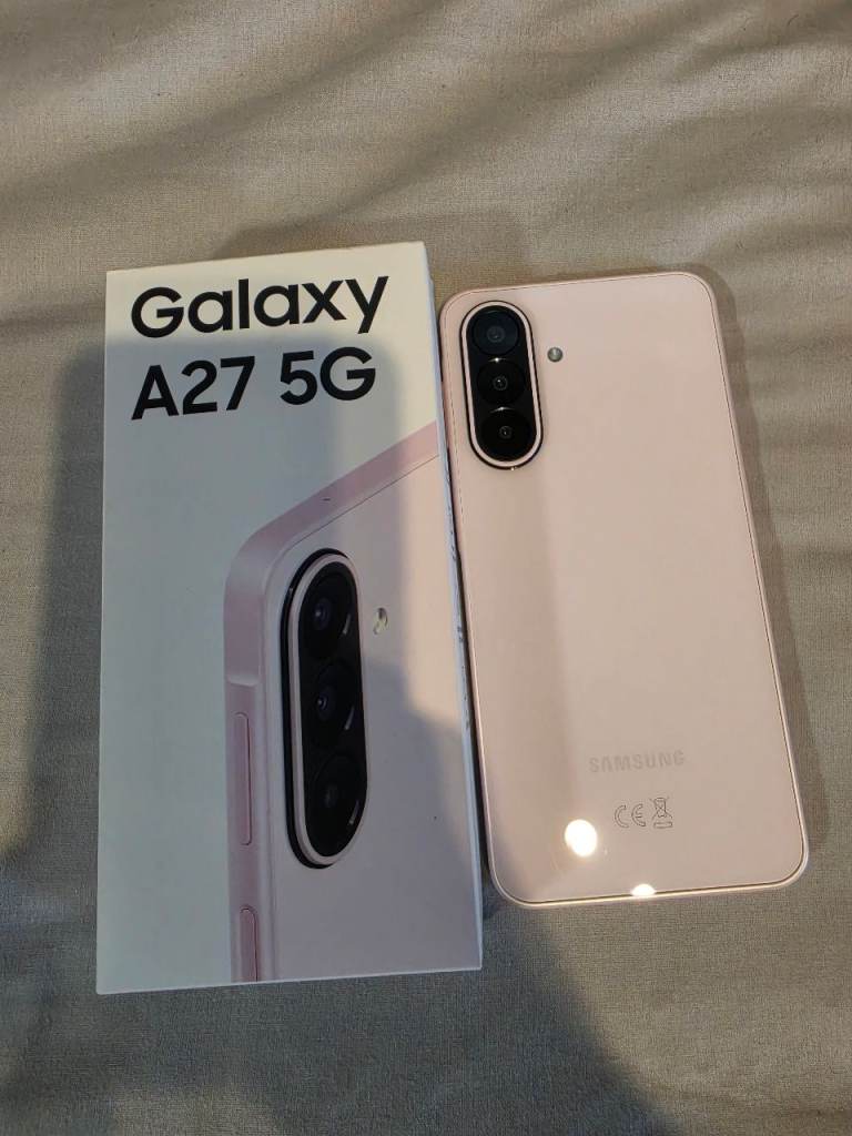 Samsung Galaxy A27 5G – Pink and Black in Box