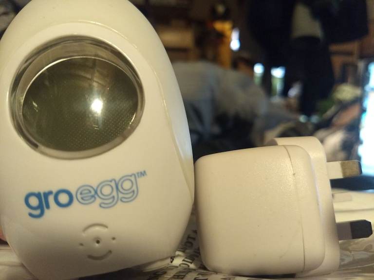 Gro egg thermometer. Changes colour. Nightlight. 