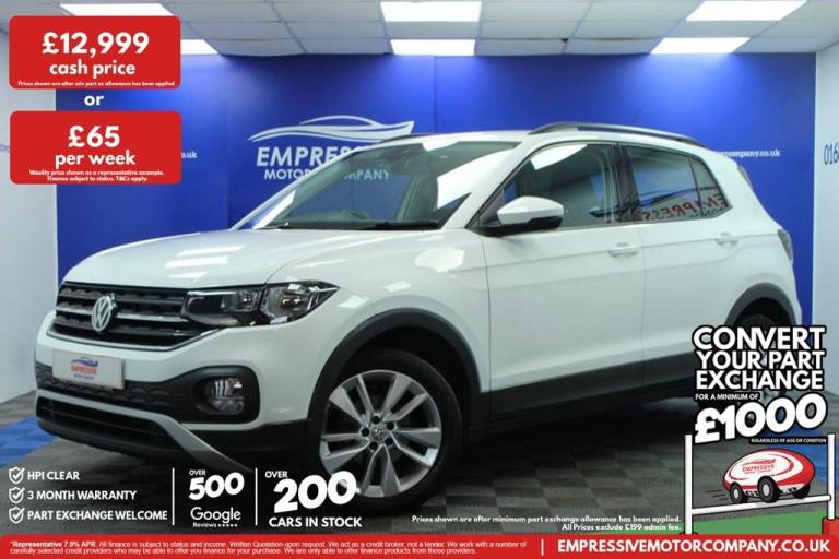 2019 Volkswagen T-Cross 1.0 TSI SE SUV 5dr Petrol Manual Euro 6 (s/s) (95 ps) HATCHBACK Petrol Ma...