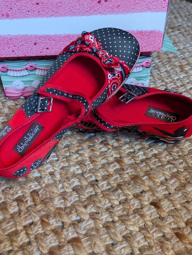 Irregular Choice " Hot Chocolate Design" UK 8/EU 43/ US 11 Only worn once! 