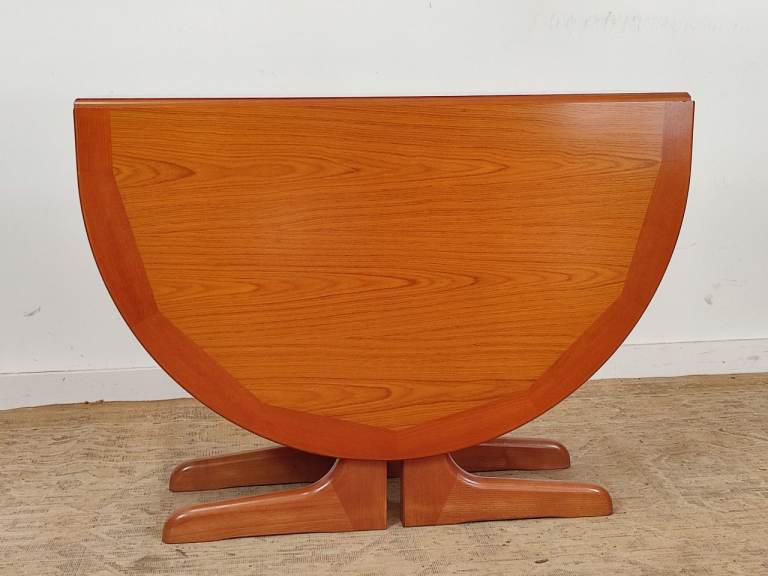 Vintage G Plan Dining Table Gate Leg Drop Leaf Teak  Mid Century Danish Style