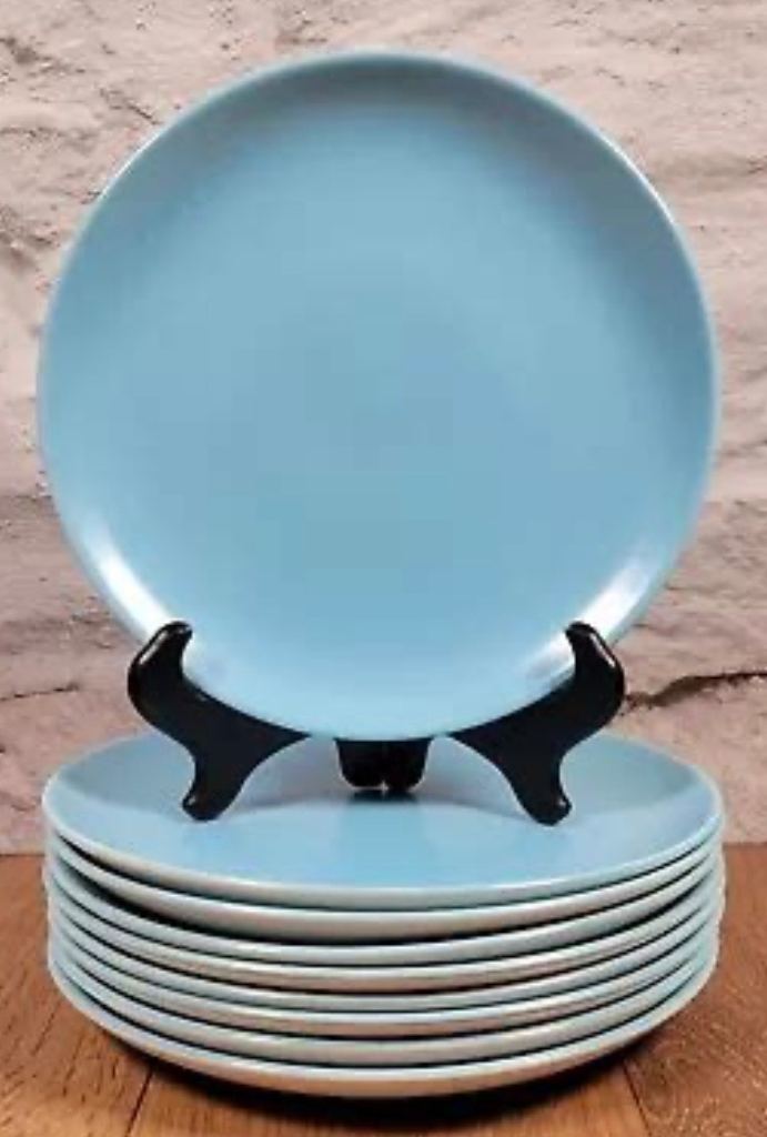 Poole Pottery Twin-tone teaplates various colours