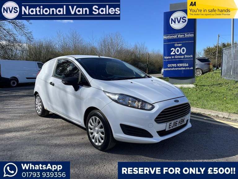2016 Ford Fiesta Van 1.5 TDCi Panel Van 3dr CAR DERIVED VAN Diesel Manual