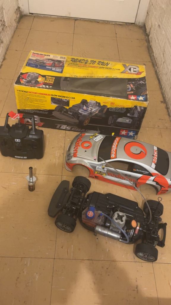Tamiya nitro rc car 