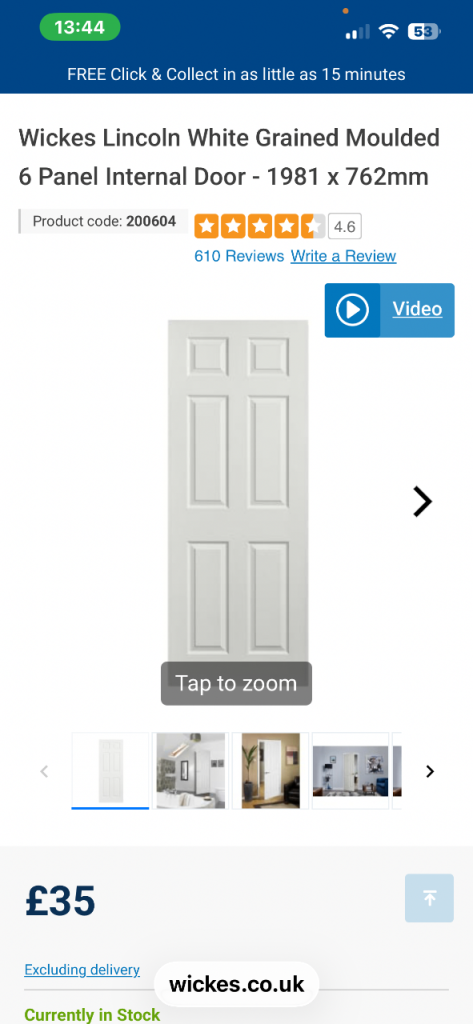 Internal doors