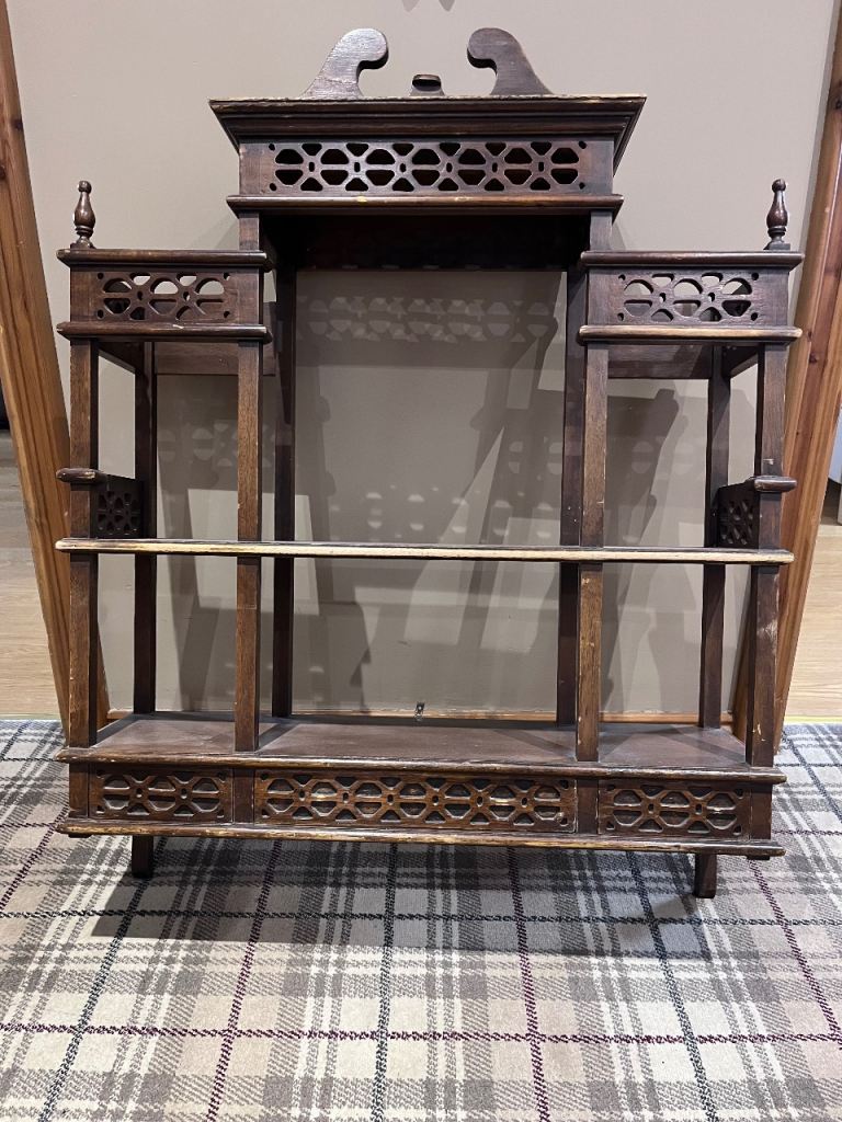 Mahogany wall unit