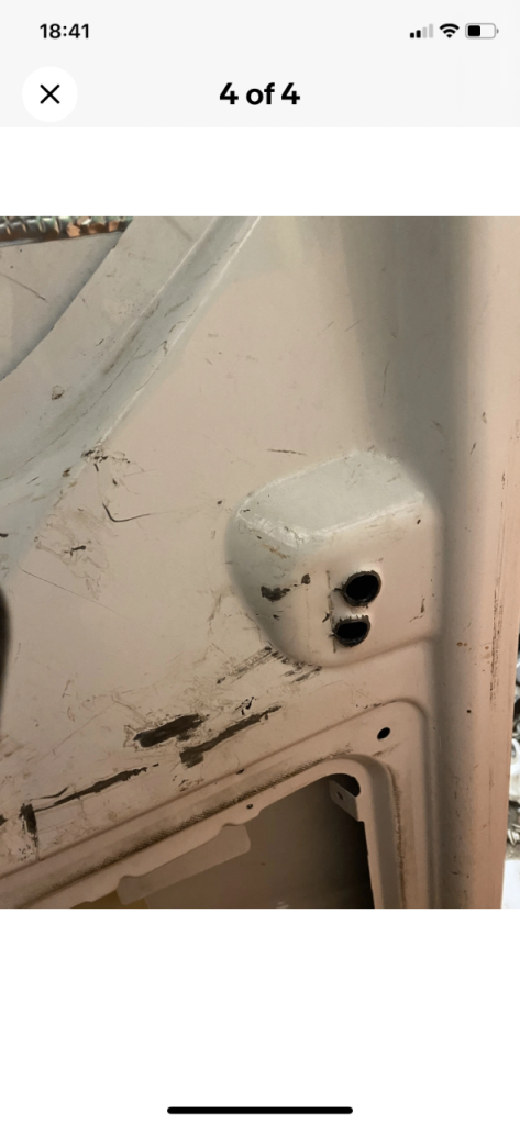 Ford transit custom rear door 