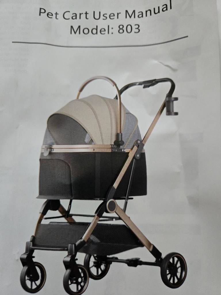 Pet stroller pushchair buggy pram pet cat dog NEW BOXED.