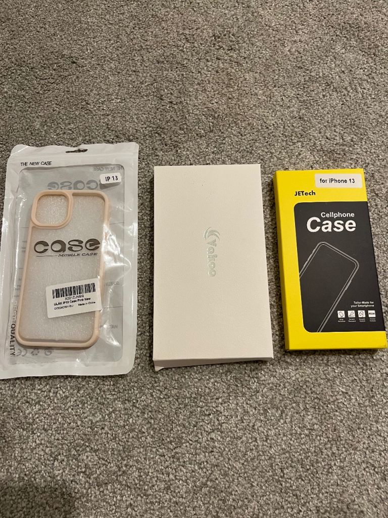 Three new mobile phone cases for iPhone 13 or equivalent