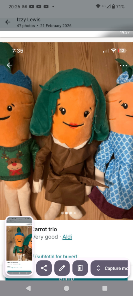 Kevin the carrot trio