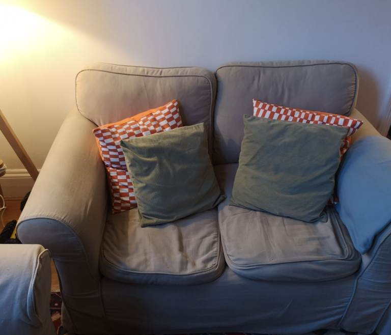 Free Sofas x2 - Beige, good condition - off Queenstown Road