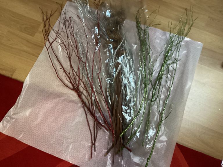 Long stem floral decorations