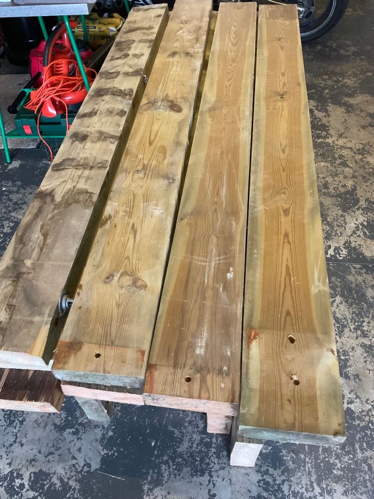 Structural Timber treated pine wood beams