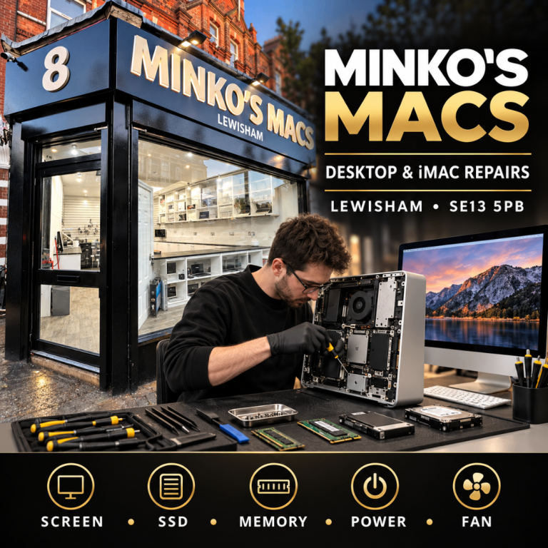Apple iMac Desktop Computer RAM Memory Upgrade Minko's Macs Lewisham