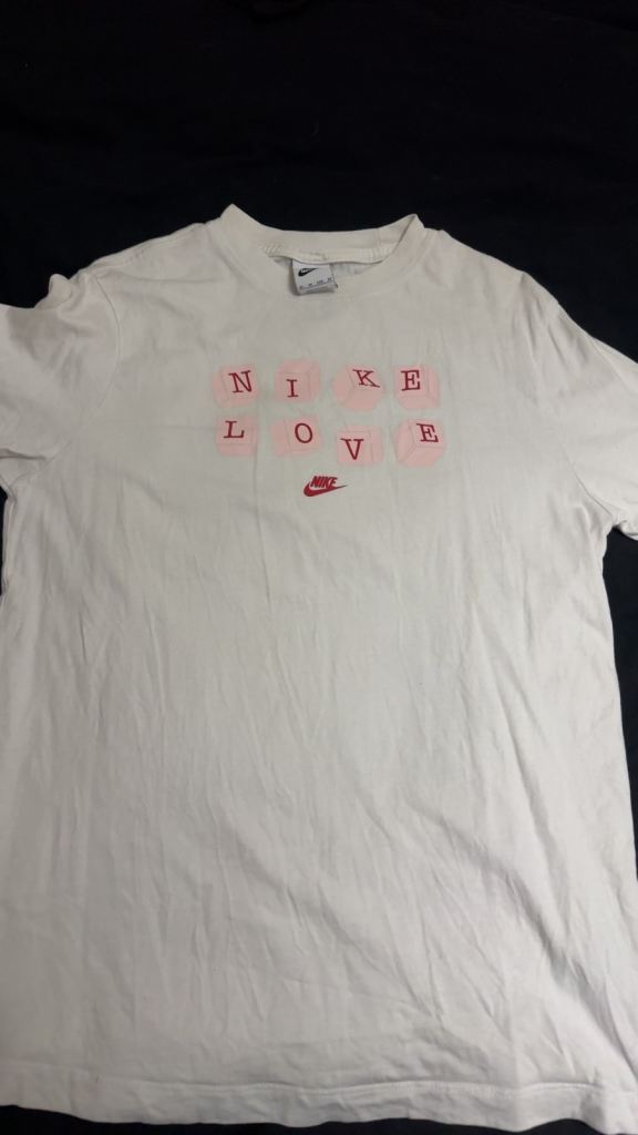 Nike 'Love' T-Shirt – White, Good Condition