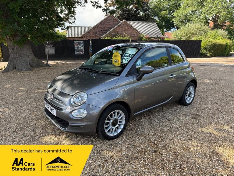 2016 Fiat 500 1.2 Pop Star 3dr HATCHBACK Petrol Manual