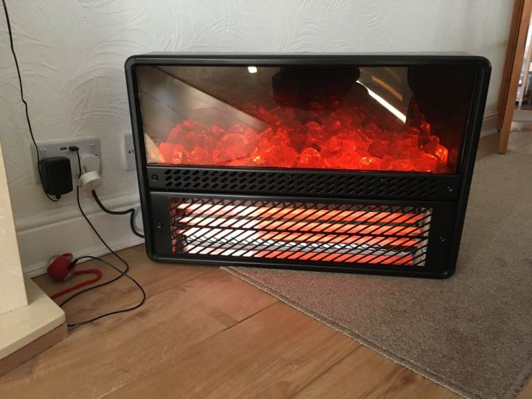 Dimplex wall mounted electric fire