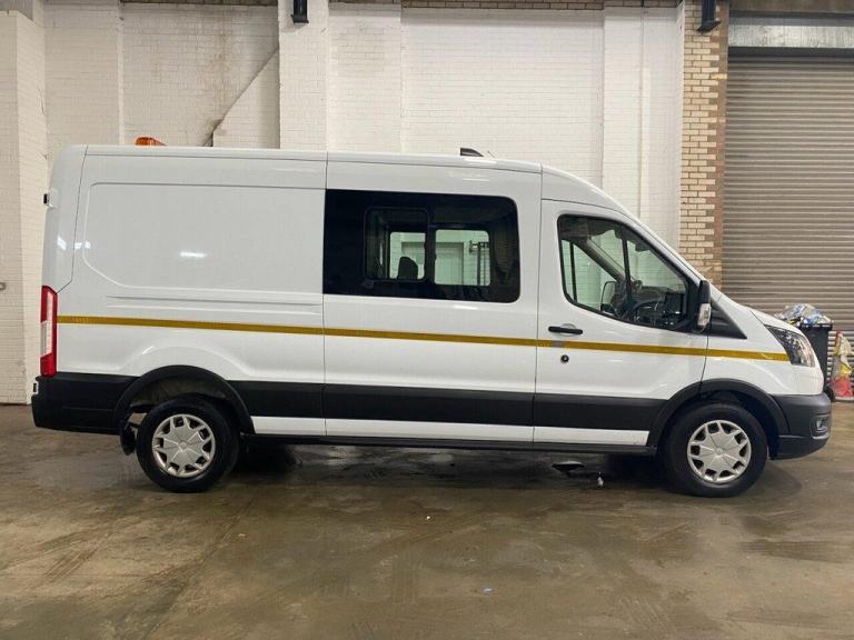 24 Reg Ford Transit 130ps L3H2 Trend FWD, Crew Van, Air-Con 