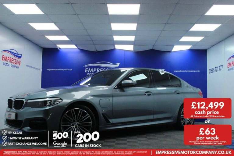 2018 68 BMW 5 SERIES 2.0 530E M SPORT 4D 249 BHP