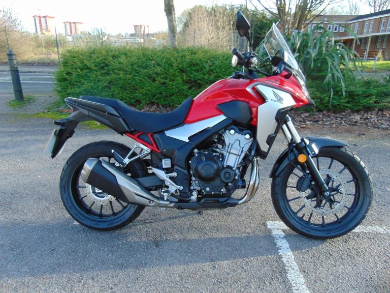 Honda CB500 XA-M 2021 Adventure Tourer low miles 838 from new 1 owner FSH A2 ok!