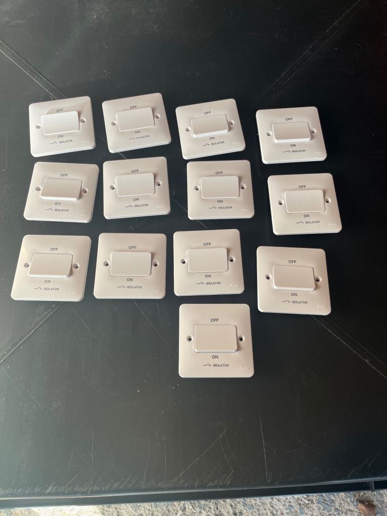 Hager 10amp Triple Pole Switch X 13