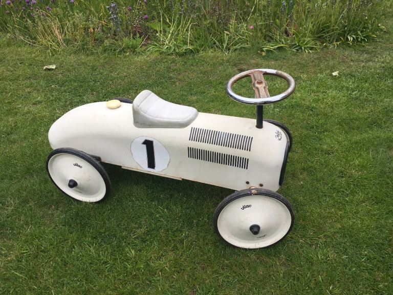 Restoration project- children’s sit and ride car. 