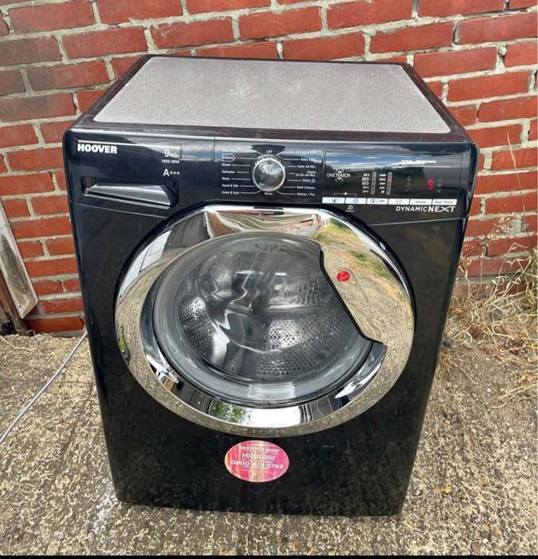 Hoover Dynamic Next Washing Machine – Black, Good Condition