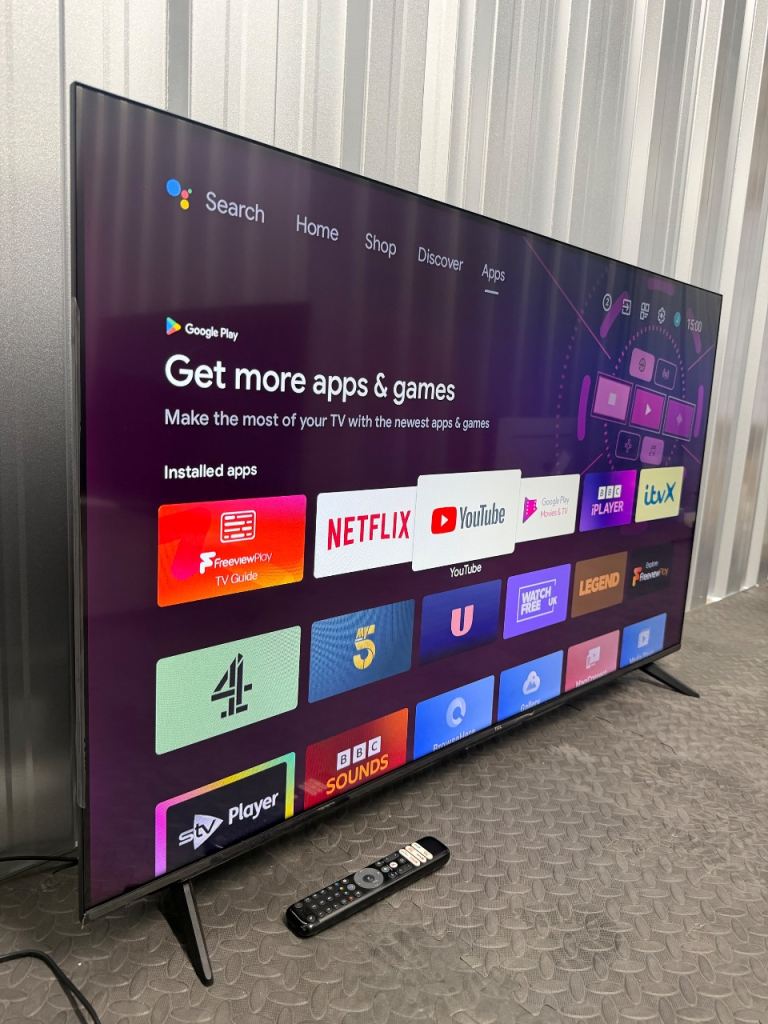 Like new TCL 55 inch 4k google Android Smart Tv 