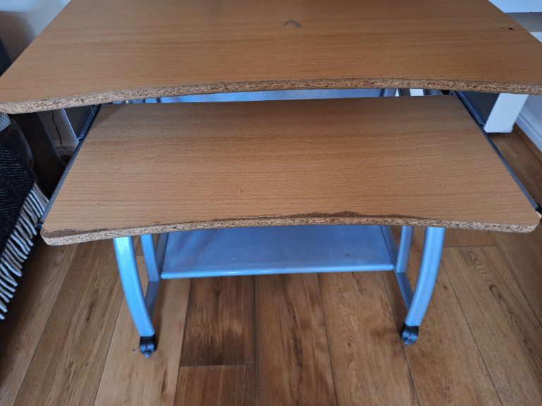 Home office computer and work desk