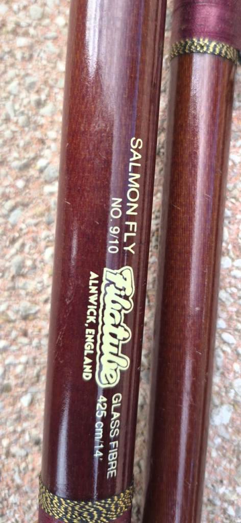 Hardy Salmon Fly Glass Fibre Fishing Rod – No. 9/10, 14ft