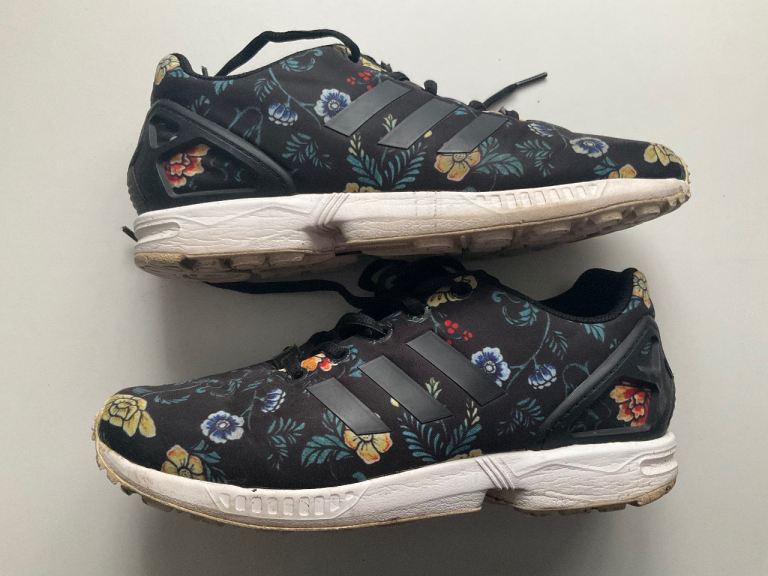 Adidas torsion ladies flower design trainers 