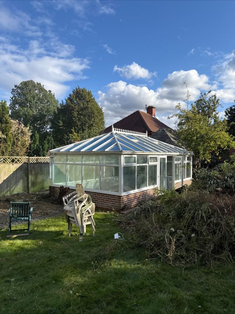 Free conservatory, buyer to dismantle 