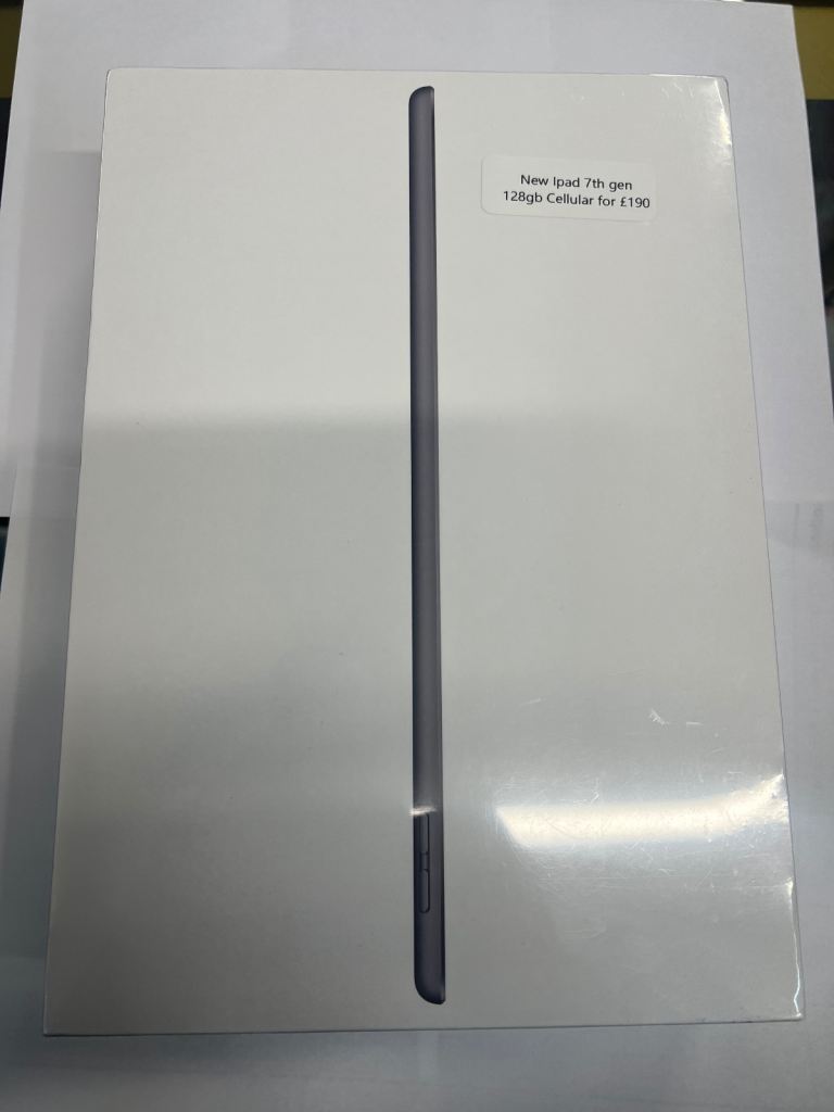 Brand new iPad 7th gen 128gb WiFi and cellular 