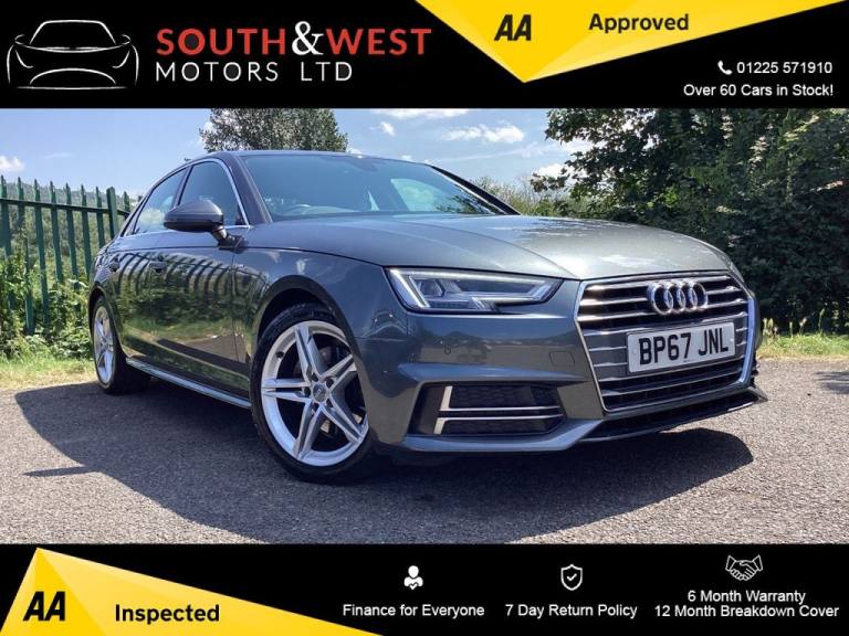 2017 Audi A4 2.0 TDI S line Saloon 4dr Diesel S Tronic Euro 6 (s/s) (150 ps) Saloon Diesel Automatic