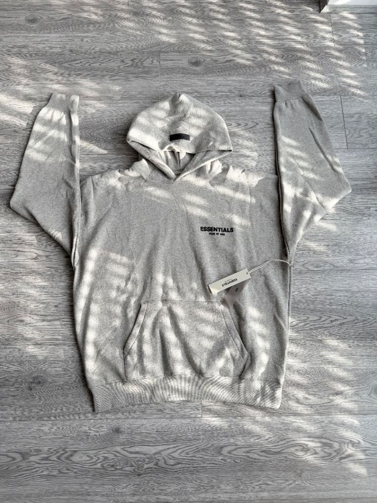 Essentials Light Oatmeal Hoodie