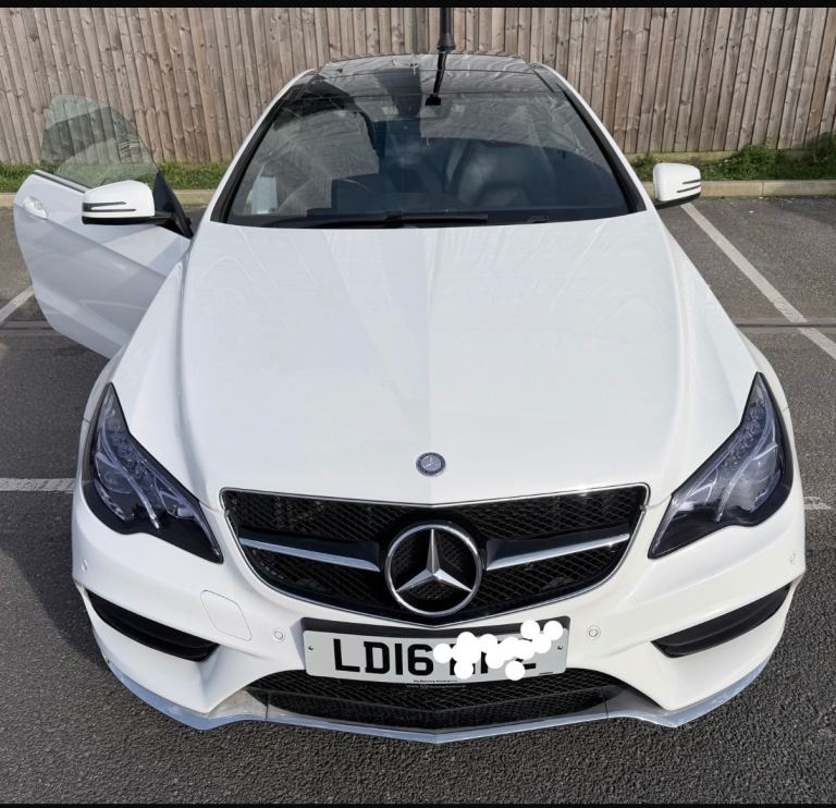 Mercedes E class c207 AMG LINE 2.2 diesel 65K leather panoramic sunroof leather seat 7G gearbox