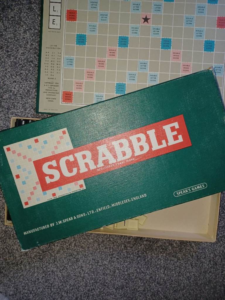 Scrabble board game