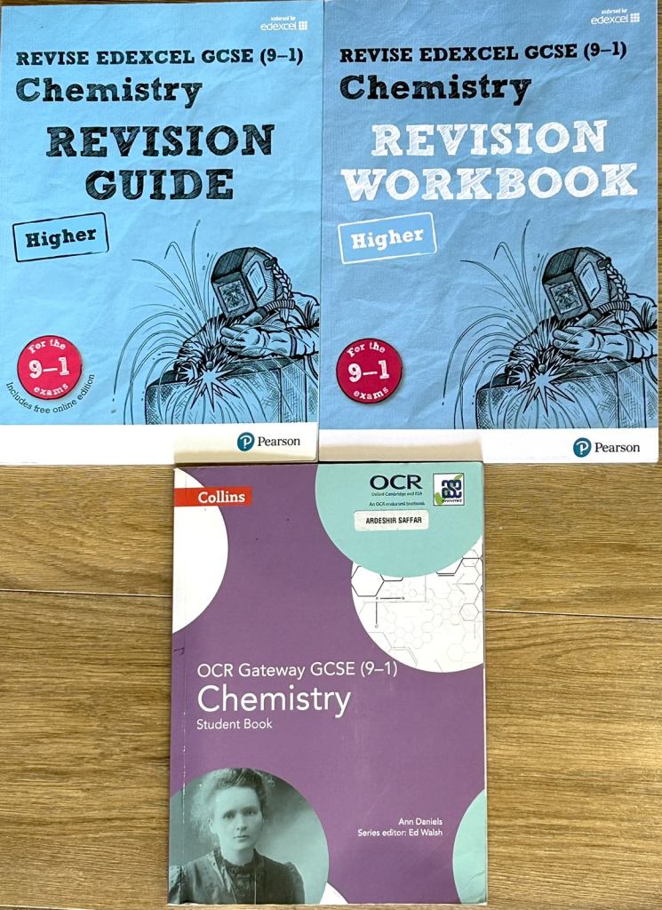 Bundle of 3 GCSE Chemistry Books
