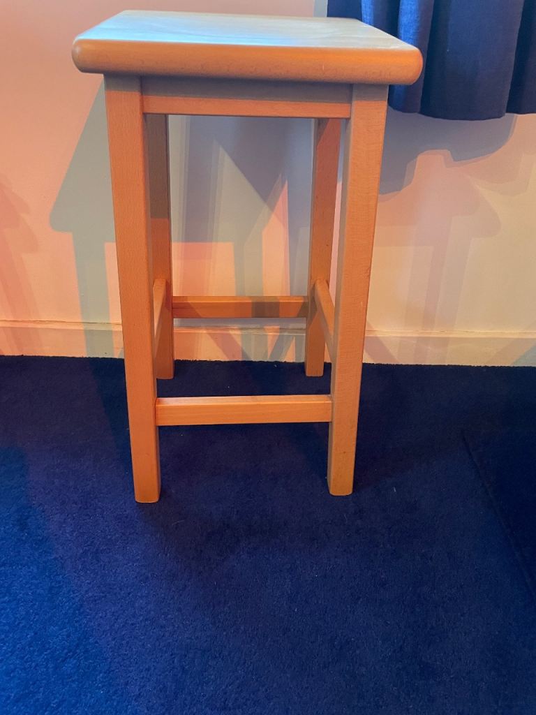 Wooden bar stool