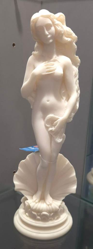 Alabaster Figurine Birth Of Goddess Aphrodite Venus Nude Figure