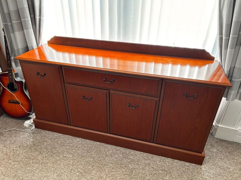 large wooden sideboard