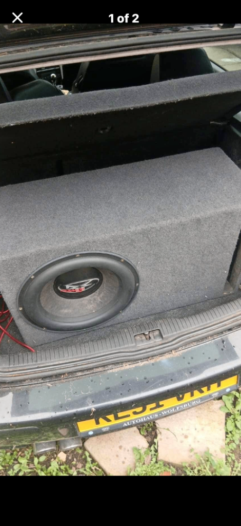 Subwoofer and amp