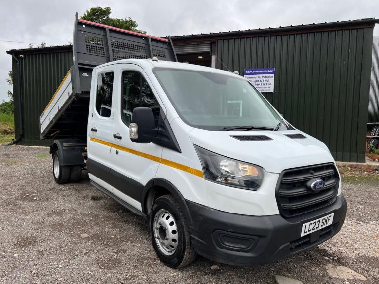 2023 Ford Transit 2.0 EcoBlue 130ps Double Crew cab Dropside tipper Dropside Tipper Diesel Manual