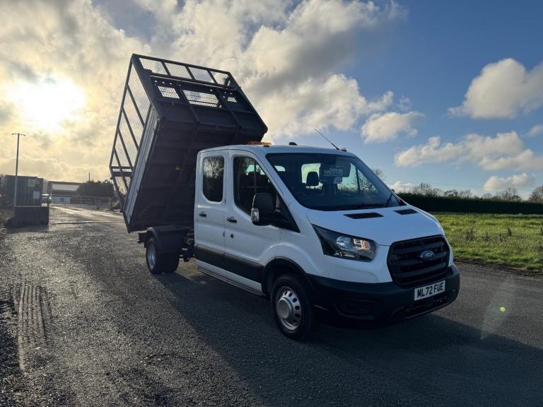 Ford Transit 2.0 350 EcoBlue Leader  Double Cab  tipper caged Aircon.... 2022/72